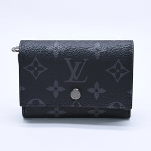 新品同様品 LOUIS VUITTON ルイヴィトン モノグラムエクリプス ヴィクターウォレット M12598 ブラック 中古 4a004259