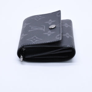 新品同様品 LOUIS VUITTON ルイヴィトン モノグラムエクリプス ヴィクターウォレット M12598 ブラック 中古 4a004259