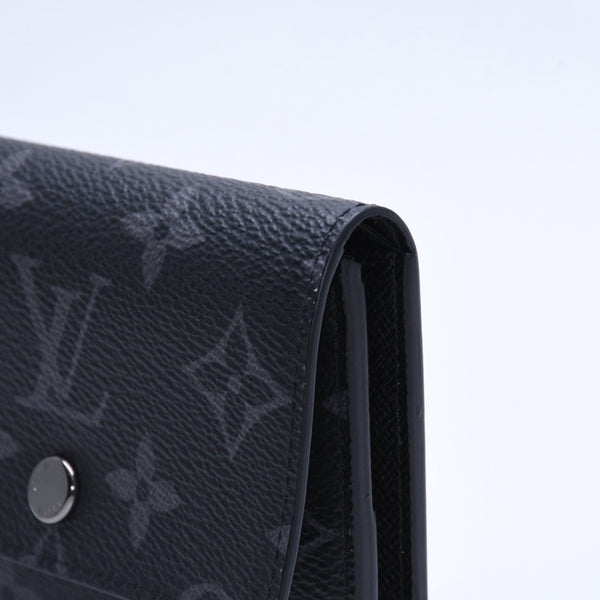 新品同様品 LOUIS VUITTON ルイヴィトン モノグラムエクリプス ヴィクターウォレット M12598 ブラック 中古 4a004259