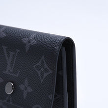 画像をギャラリービューアに読み込む, 新品同様品 LOUIS VUITTON ルイヴィトン モノグラムエクリプス ヴィクターウォレット M12598 ブラック 中古 4a004259