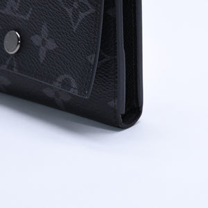 新品同様品 LOUIS VUITTON ルイヴィトン モノグラムエクリプス ヴィクターウォレット M12598 ブラック 中古 4a004259