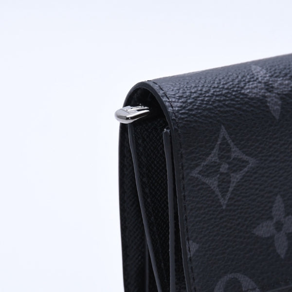 新品同様品 LOUIS VUITTON ルイヴィトン モノグラムエクリプス ヴィクターウォレット M12598 ブラック 中古 4a004259
