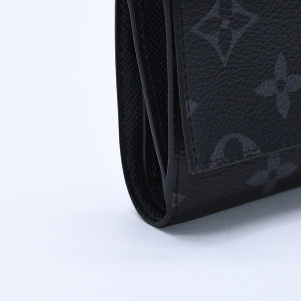 新品同様品 LOUIS VUITTON ルイヴィトン モノグラムエクリプス ヴィクターウォレット M12598 ブラック 中古 4a004259