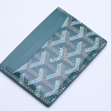 Load image into Gallery viewer, 新品未使用品 GOYARD ゴヤール サン・シュルピス カードケース PVC ヴォーゼルカーフスキン グリーン STSULPPMLTY01CL01X 中古 4a004322