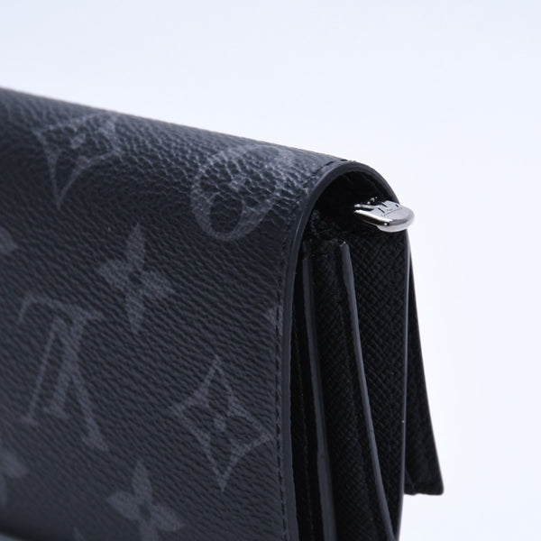 新品同様品 LOUIS VUITTON ルイヴィトン モノグラムエクリプス ヴィクターウォレット M12598 ブラック 中古 4a004259