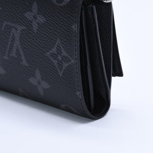 新品同様品 LOUIS VUITTON ルイヴィトン モノグラムエクリプス ヴィクターウォレット M12598 ブラック 中古 4a004259
