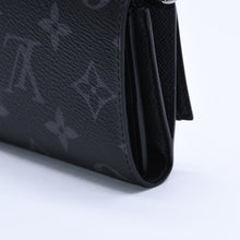 画像をギャラリービューアに読み込む, 新品同様品 LOUIS VUITTON ルイヴィトン モノグラムエクリプス ヴィクターウォレット M12598 ブラック 中古 4a004259