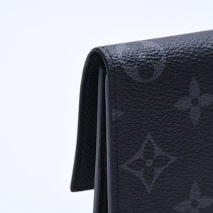 新品同様品 LOUIS VUITTON ルイヴィトン モノグラムエクリプス ヴィクターウォレット M12598 ブラック 中古 4a004259