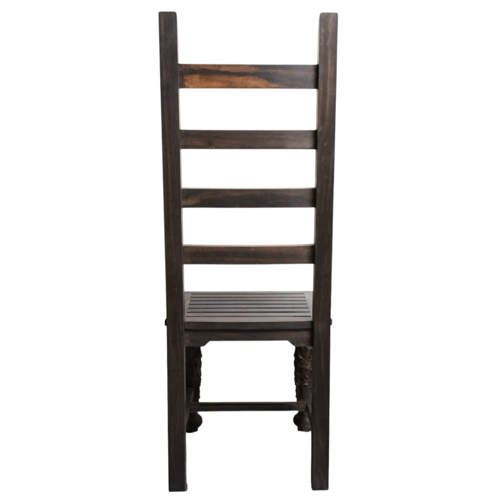 Very Good Condition CHROME HEARTS EBONY CHAIR Dining Chair Chair Furniture Line Cemetery Cross Gothic Style Used 4a004326