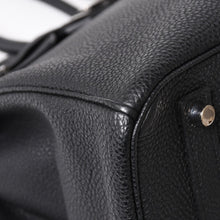 画像をギャラリービューアに読み込む, 極美品 HERMES エルメス BIRKIN バーキン35 ブラック シルバー金具 トゴハンドバッグ □N刻印 中古 4a004337