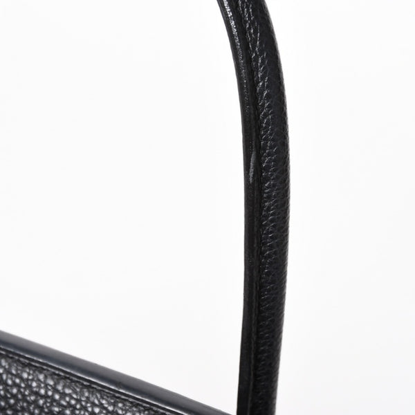 極美品 HERMES エルメス BIRKIN バーキン35 ブラック シルバー金具 トゴハンドバッグ □N刻印 中古 4a004337
