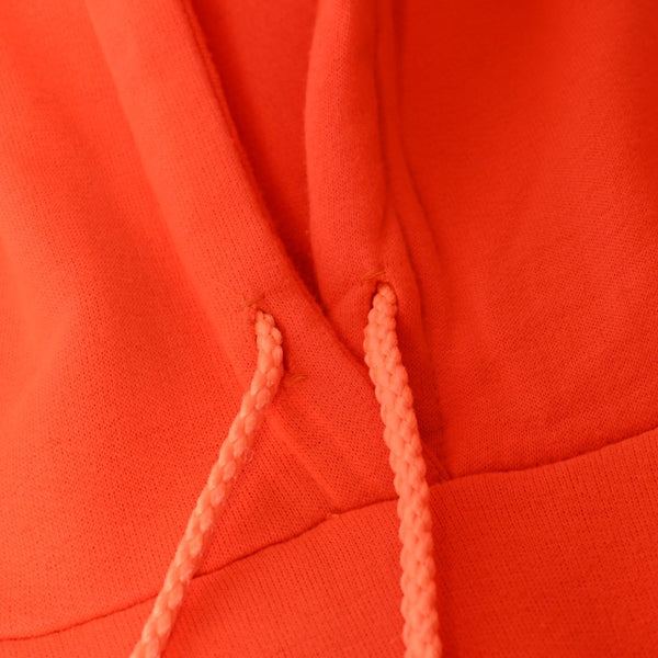 Like New Chrome Hearts Vintage Old Thermal Lined Hoodie U.S.AAcrylic, orange, size L, used, item number 4a000464