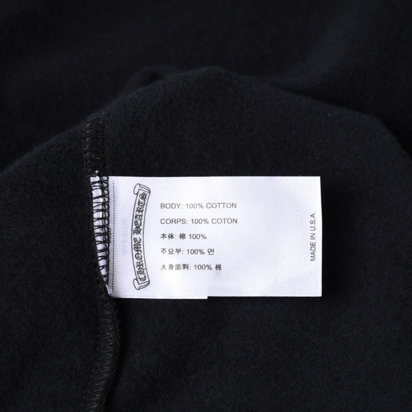 New and unused CHROME HEARTS Sweat Hoodie Size XL Old English Logo Black Used 4a000434