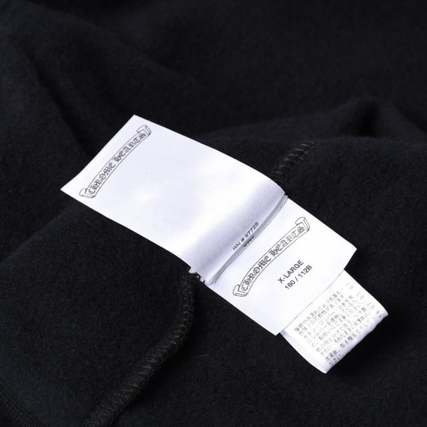 New and unused CHROME HEARTS Sweat Hoodie Size XL Old English Logo Black Used 4a000434