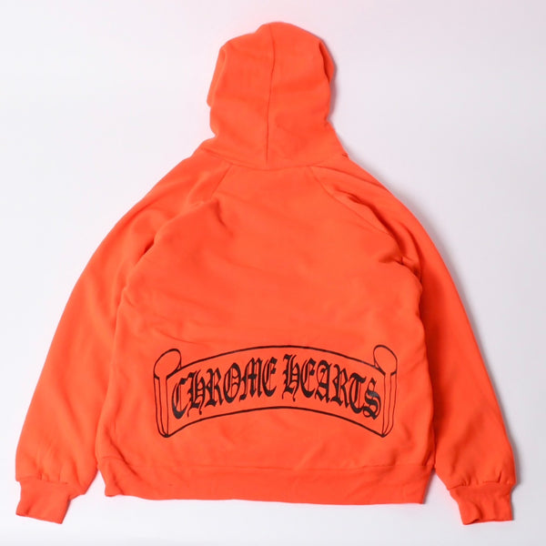 Mint condition Chrome Hearts vintage old thermal-lined hoodie U.S.AAcrylic, orange, size M, used, item number 4a000465