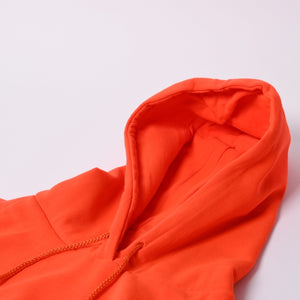 Mint condition Chrome Hearts vintage old thermal-lined hoodie U.S.AAcrylic, orange, size M, used, item number 4a000465