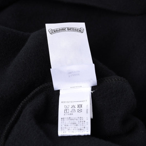 New and unused CHROME HEARTS Sweat Hoodie Size XL Old English Logo Black Used 4a000434