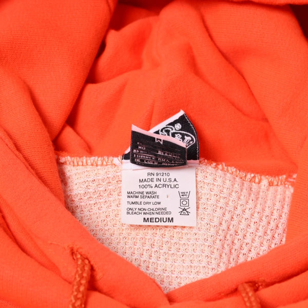 Mint condition Chrome Hearts vintage old thermal-lined hoodie U.S.AAcrylic, orange, size M, used, item number 4a000465