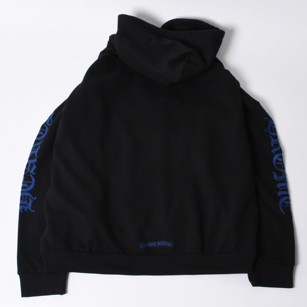 New and unused CHROME HEARTS Sweat Hoodie Size XL Old English Logo Black Used 4a000434
