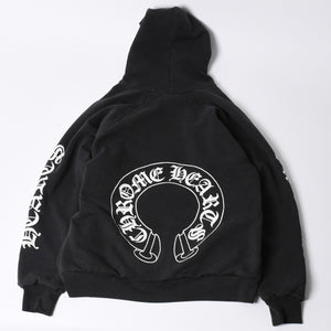 Chrome Hearts クロムハーツ RN 91210 ホースシューバックプリント ブラック サイズL 美品 中古 4a000462