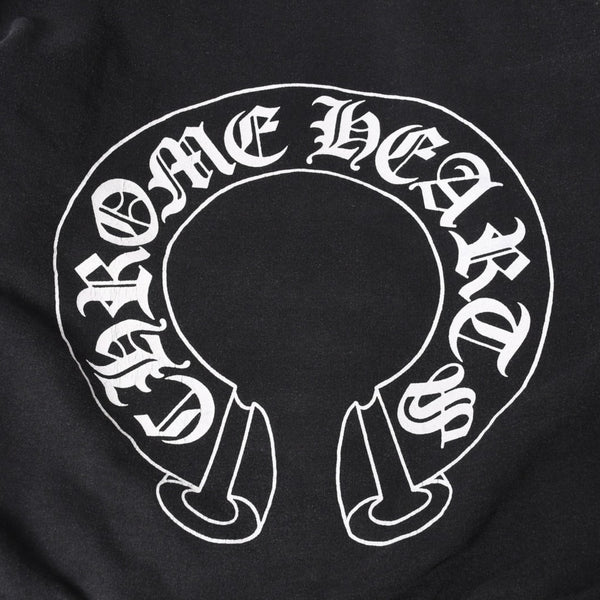 Chrome Hearts クロムハーツ RN 91210 ホースシューバックプリント ブラック サイズL 美品 中古 4a000462