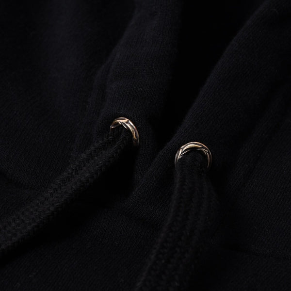 New and unused CHROME HEARTS Sweat Hoodie Size XL Old English Logo Black Used 4a000434
