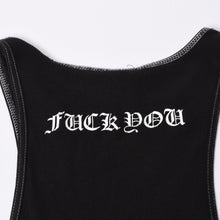 画像をギャラリービューアに読み込む, CHROME HEARTS クロムハーツ タンクトップ ノースリーブ サイズL T BAR プリント ブラック 美品 中古 4a000001
