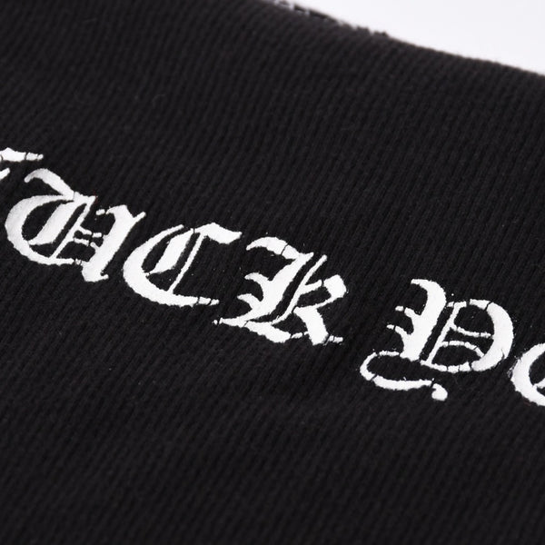 CHROME HEARTS クロムハーツ タンクトップ ノースリーブ サイズL T BAR プリント ブラック 美品 中古 4a000001