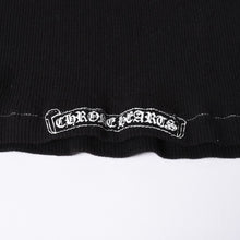 画像をギャラリービューアに読み込む, CHROME HEARTS クロムハーツ タンクトップ ノースリーブ サイズL T BAR プリント ブラック 美品 中古 4a000001