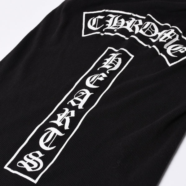 CHROME HEARTS クロムハーツ タンクトップ ノースリーブ サイズL T BAR プリント ブラック 美品 中古 4a000001