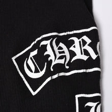 画像をギャラリービューアに読み込む, CHROME HEARTS クロムハーツ タンクトップ ノースリーブ サイズL T BAR プリント ブラック 美品 中古 4a000001
