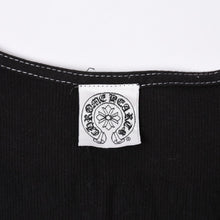 画像をギャラリービューアに読み込む, CHROME HEARTS クロムハーツ タンクトップ ノースリーブ サイズL T BAR プリント ブラック 美品 中古 4a000001