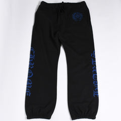 新品未使用 CHROME HEARTS クロムハーツ スウェットパンツ サイズL オールドイングリッシュロゴ ブラック 中古 4a000435