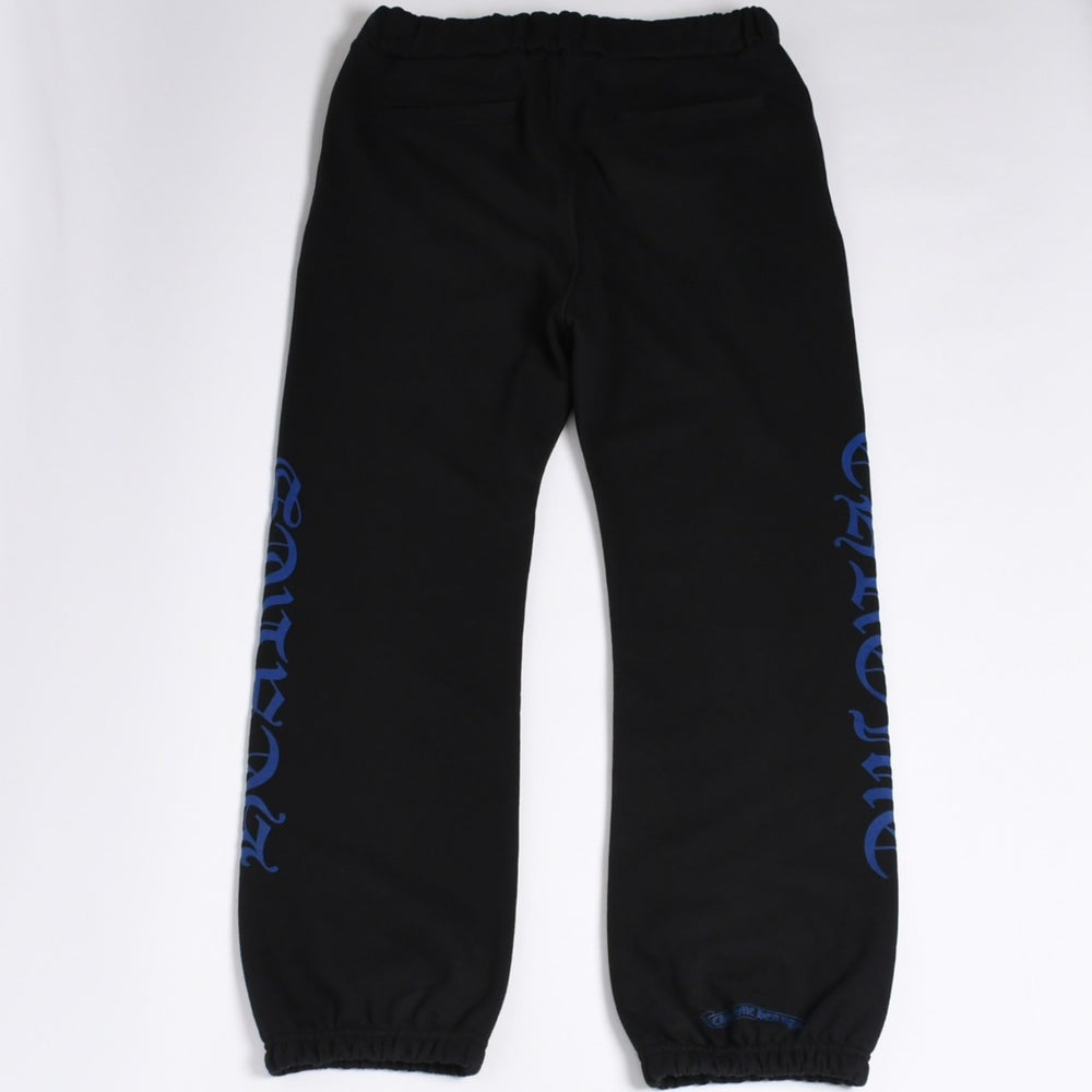 New and unused CHROME HEARTS Sweatpants Size L Old English Logo Black Used 4a000435