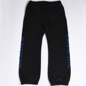 新品未使用 CHROME HEARTS クロムハーツ スウェットパンツ サイズL オールドイングリッシュロゴ ブラック 中古 4a000435