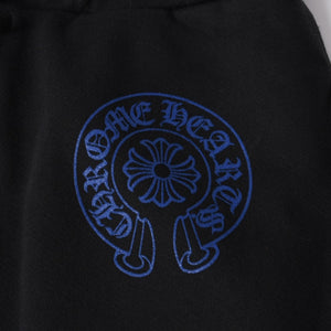 新品未使用 CHROME HEARTS クロムハーツ スウェットパンツ サイズL オールドイングリッシュロゴ ブラック 中古 4a000435