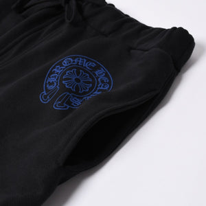 新品未使用 CHROME HEARTS クロムハーツ スウェットパンツ サイズL オールドイングリッシュロゴ ブラック 中古 4a000435