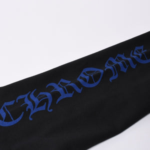 新品未使用 CHROME HEARTS クロムハーツ スウェットパンツ サイズL オールドイングリッシュロゴ ブラック 中古 4a000435