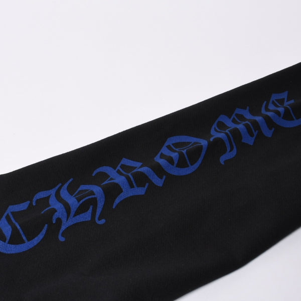 新品未使用 CHROME HEARTS クロムハーツ スウェットパンツ サイズL オールドイングリッシュロゴ ブラック 中古 4a000435