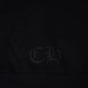 New and unused CHROME HEARTS Sweat Hoodie Size XL Old English Logo Black Used 4a000434