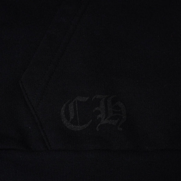 New and unused CHROME HEARTS Sweat Hoodie Size XL Old English Logo Black Used 4a000434
