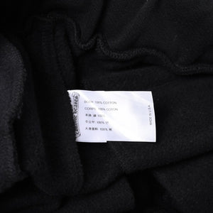 新品未使用 CHROME HEARTS クロムハーツ スウェットパンツ サイズL オールドイングリッシュロゴ ブラック 中古 4a000435