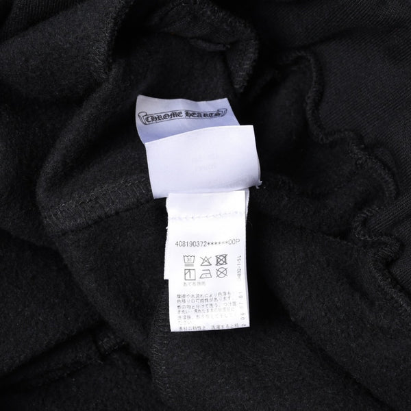 新品未使用 CHROME HEARTS クロムハーツ スウェットパンツ サイズL オールドイングリッシュロゴ ブラック 中古 4a000435