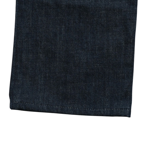 Very Good Condition CHROME HEARTS Pants Cross Ball Concho Button Scroll Label Plate Silver 925 29R Size Indigo Blue Used 4a004374