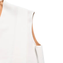 画像をギャラリービューアに読み込む, 極美品 CELINE セリーヌ ドレスバイカラー ブラック アイボリー ブラウン ポリエステル トリアセテート 中古 4a002624