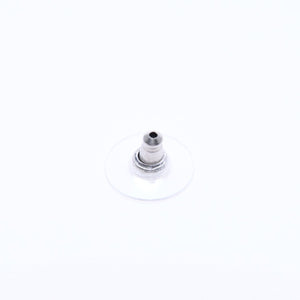 極美品 CHANEL シャネル ココマーク ピアス 重量約2.18g 03A刻印 メタル シルバー ブラック クリア 片耳用 中古 4c060798