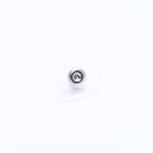 極美品 CHANEL シャネル ココマーク ピアス 重量約2.18g 03A刻印 メタル シルバー ブラック クリア 片耳用 中古 4c060798