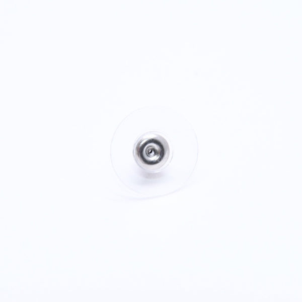 極美品 CHANEL シャネル ココマーク ピアス 重量約2.18g 03A刻印 メタル シルバー ブラック クリア 片耳用 中古 4c060798
