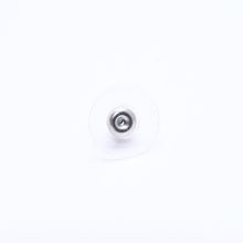 画像をギャラリービューアに読み込む, 極美品 CHANEL シャネル ココマーク ピアス 重量約2.18g 03A刻印 メタル シルバー ブラック クリア 片耳用 中古 4c060798