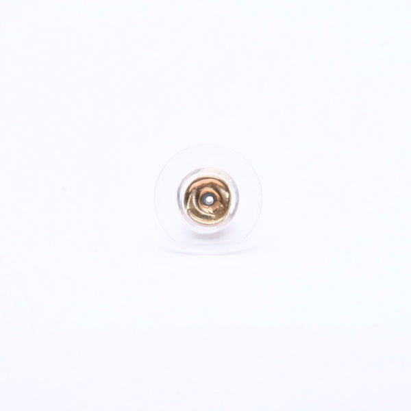 CHANEL Chanel Earrings Coco Mark 00T Engraved Weight Approx. 1.82g Gold Ivory Bicolor Metal GP Good Condition Used 4c061793